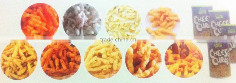 Full Automatic Cheese Curls production equipment for industrial