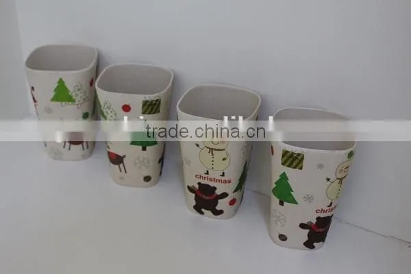 100% bamboo fibre water cup