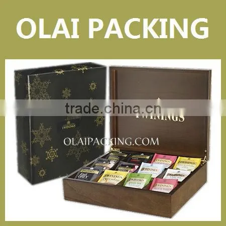 Hot Sales Wooden Tea Bag Caddy,Modern Tea Caddy