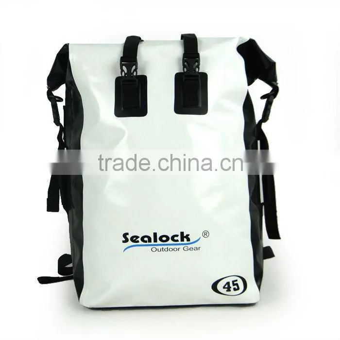 fashion white waterproof backpack,camping backpack