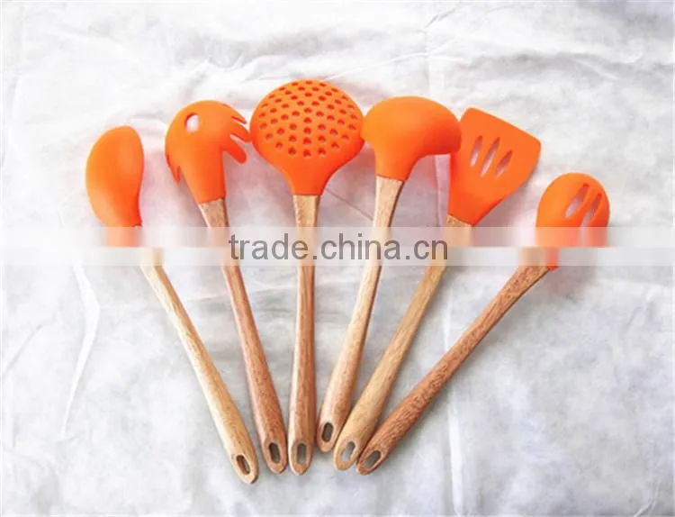 6pcs silicon bonny kitchen utensils cute shape