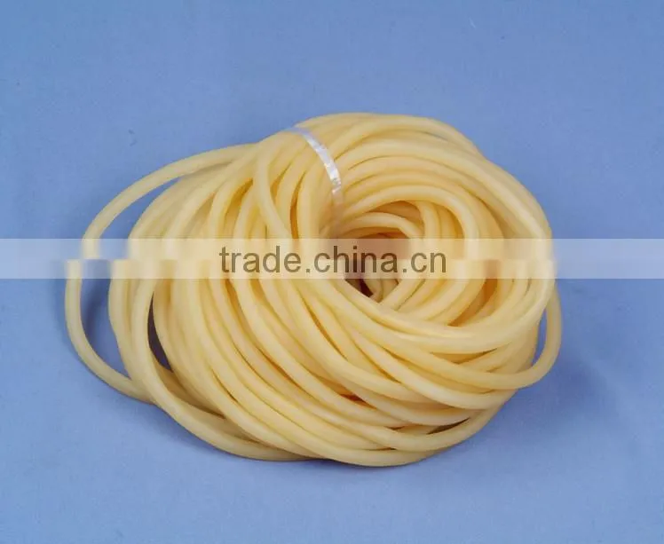 Custom made medical grade latex tube