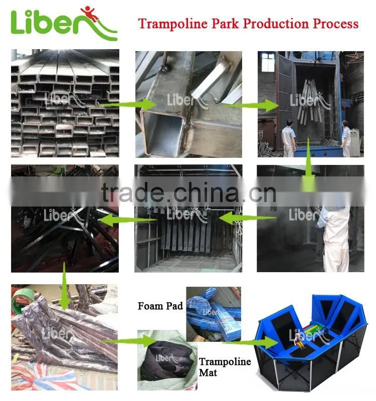 China factory CE ASTM Standard Trampoline Park Quality Control Factory Price Indoor Trampoline Park