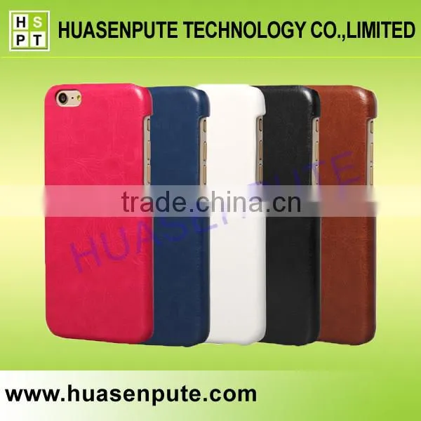 Luxury Ultra PU Leather Hard Back Case Silicone Cover For Apple iPhone 6