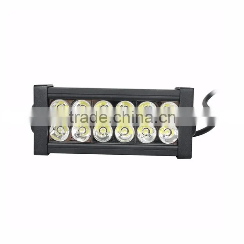 Shenzhen supplier 7.5inch 36w Dual Row offroad led light bar for car accessories
