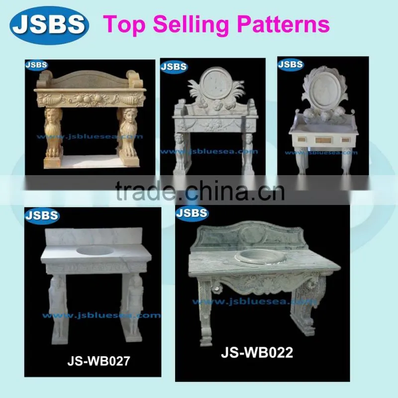 home decoration handcarved natural stone wash basin