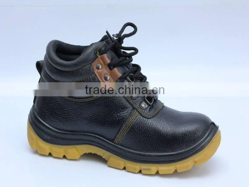 2012 hot sell fashion cow leathe safety shoes