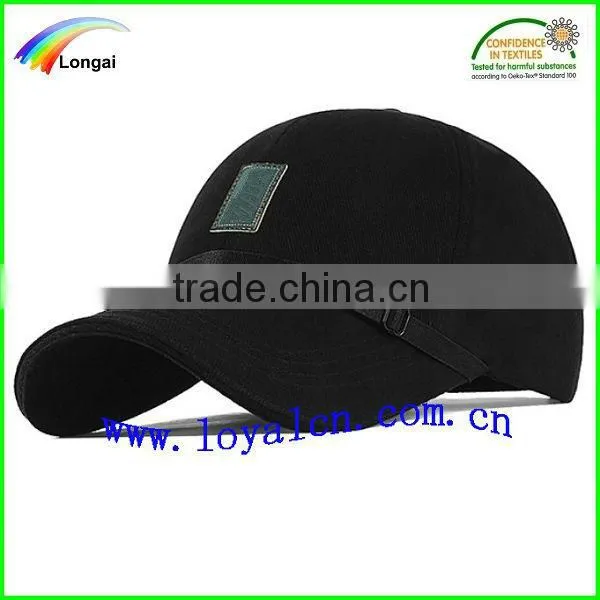 six panel baseball cap & 6 plane plain cap