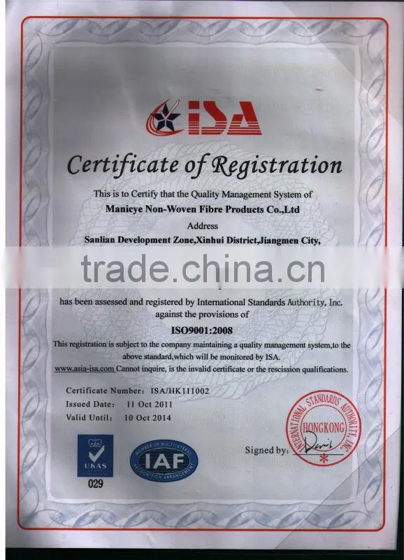2013 Hot sales Nonwoven Fabric For Shopping Bag