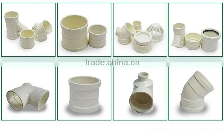 YiMing 9 inch pvc pipe/lamp holder box pvc square pipe with pipe fittings