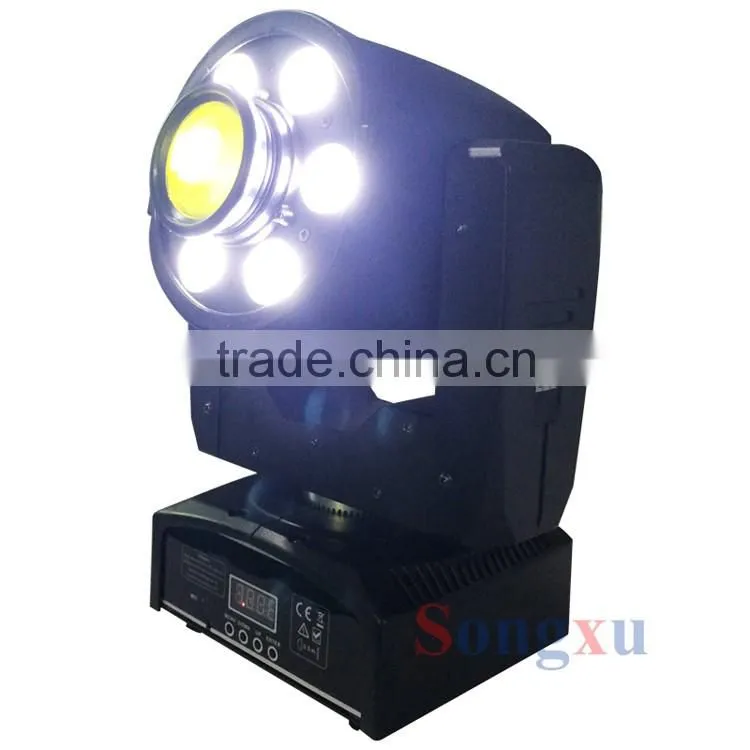 Wash Moving Head Light, 30W Spot with 6x8w LED Wash Moving Head, DJ Disco Led Wash Stage light