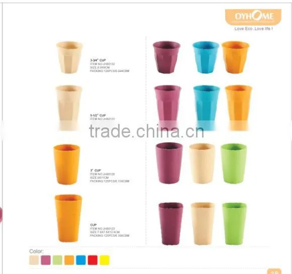 eco friendly bamboo fiber cup