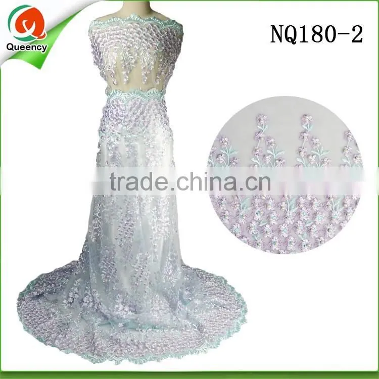 lace fabrics nigeria laces beaded floral african french lace fabric NQ180-2