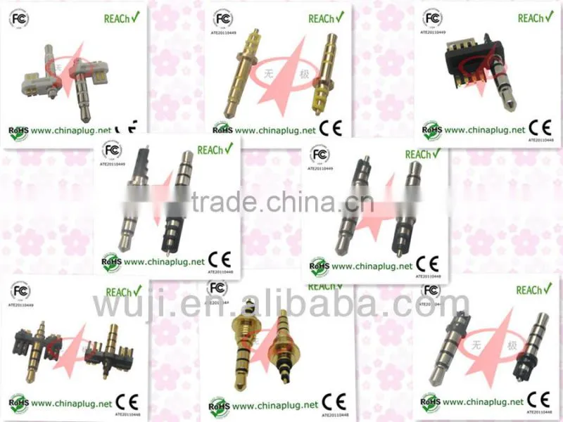 Easy used audio earphone connectors