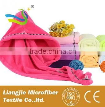 turkish hair towel hair drying cap china textile
