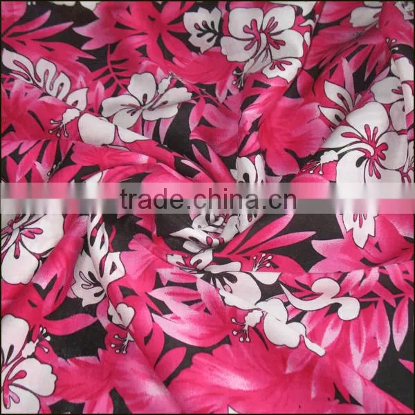 Reactive printed 100%Rayon fabric women dress wholesale cheap viscose fabric
