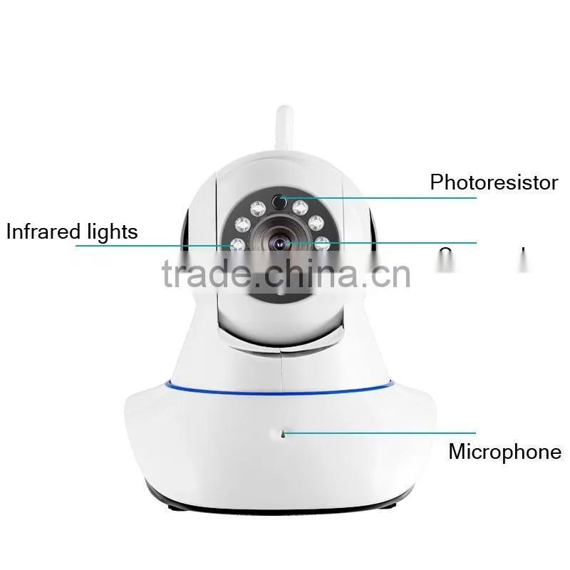 Popular KERUI 2million pixel CMOS KERUI HD network camera supports resolution (1280*720) wifi IP Camera for alarm system