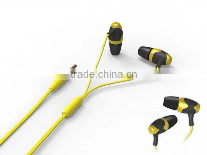 2015 FASHION Colorful High Quality Bullet Shape Earphone Earset Manufacturer