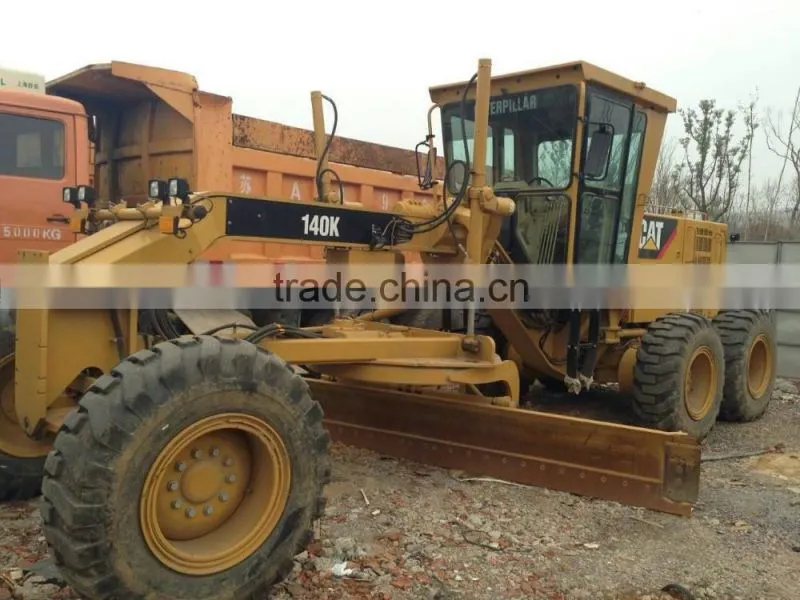 Cheap Used Motor Grader 140K for sale | Original CAT 140K Used Grader With Ripper
