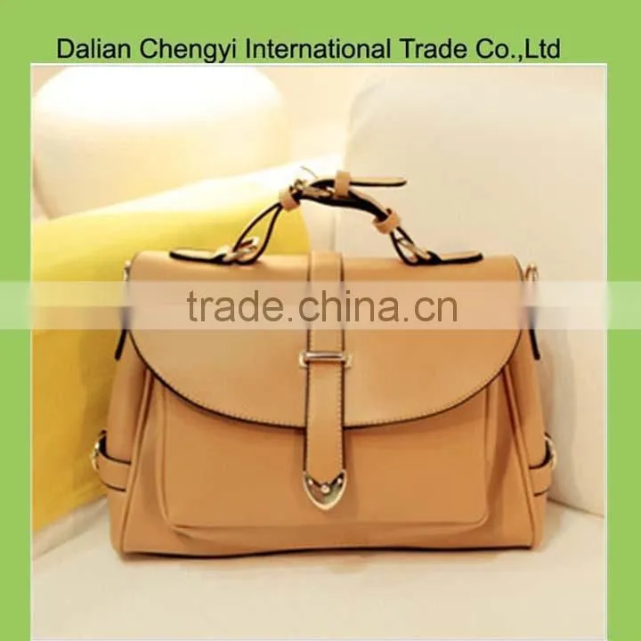 Fashionable ladies crocodile skin pu evening bagwith two straps