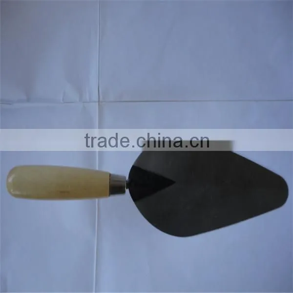 Multi-fuction tools,wooden handle bricklayer trowel,carbon steel blade tools