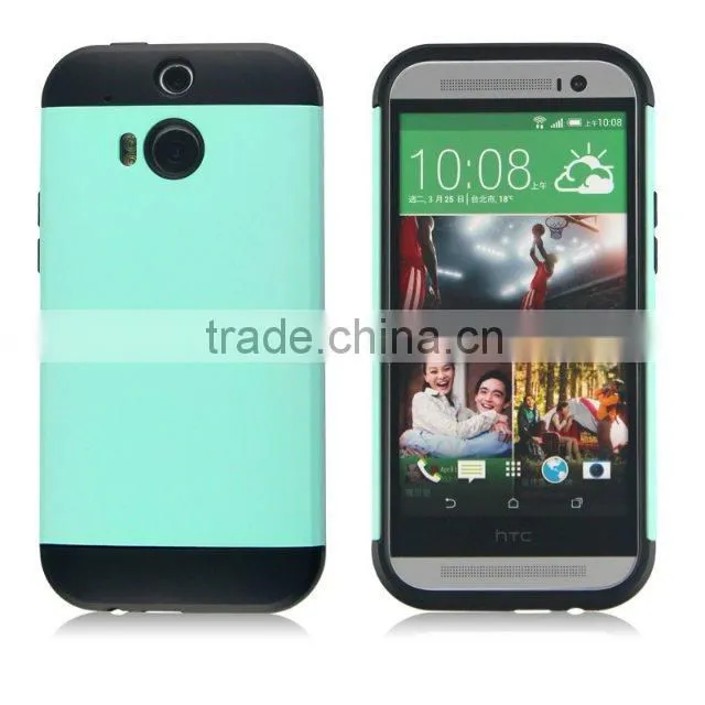 HYBRID SHOCKPROOF TPU MOBILE PHONE CASE COVER FOR HTC ONE M8