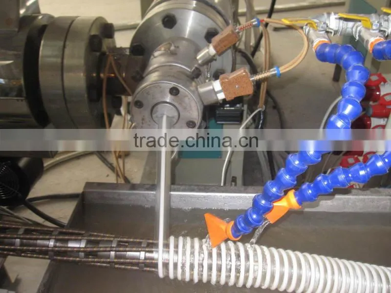 pvc spiral reinforced hose machine