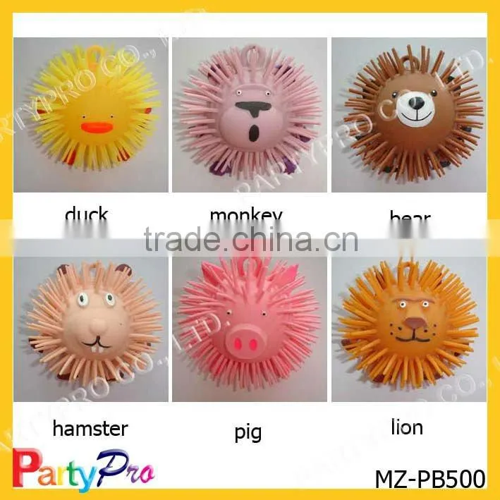 animal shape soft puffer ball
