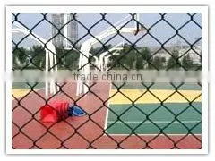 Zinc coating chain link fence