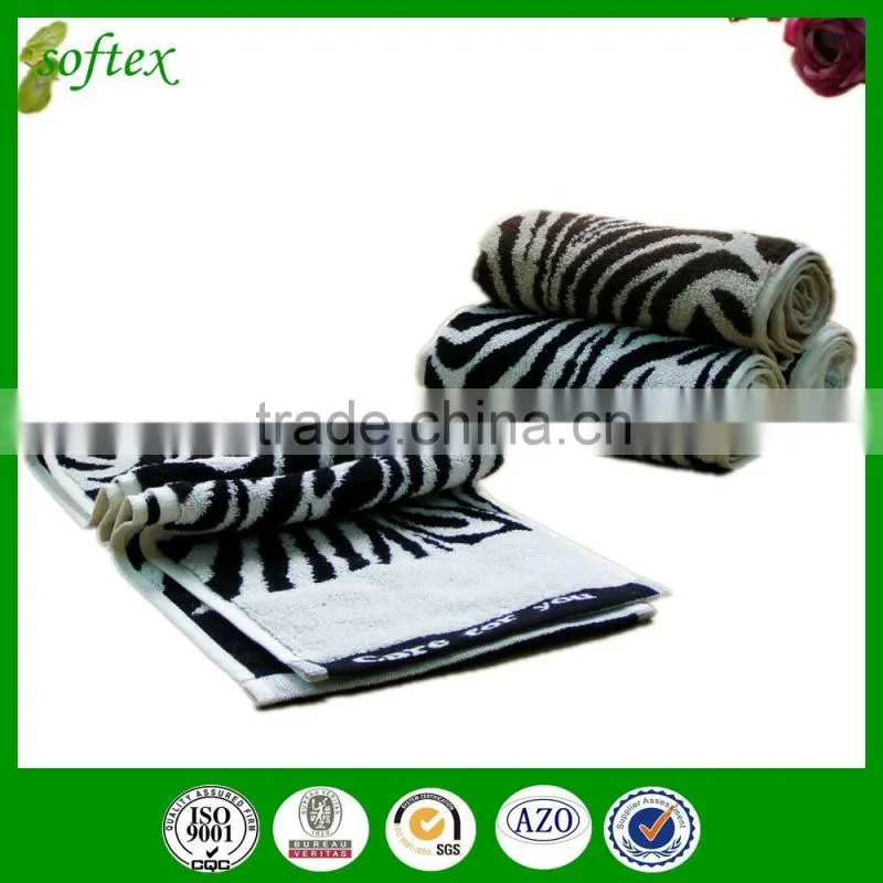 hot sale high quality cotton terry sports towels , combed cotton yarn towels
