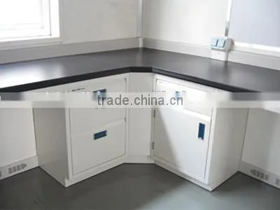 steel lab corner bench for laboratory