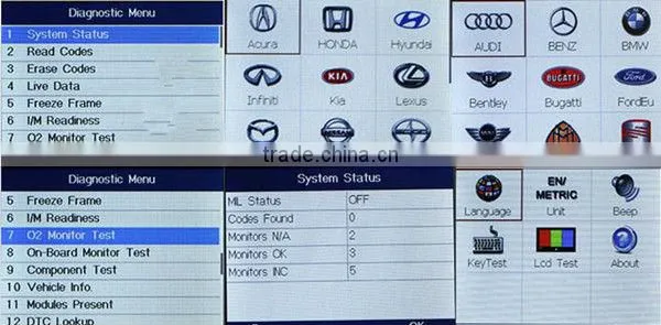 Newly Autel AutoLink AL619 ABS/SRS + CAN OBDII Diagnostic Tool Original Auto scanner 2013 hot selling