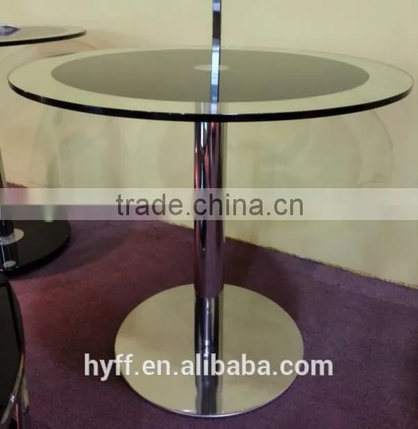 tempered glass coffee table,,round coffee table,dining table BC080