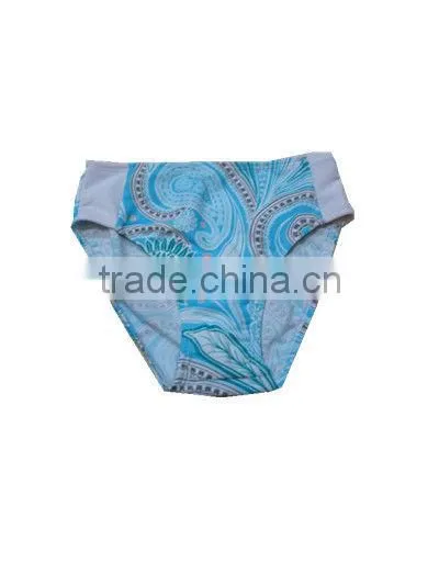 girls lovely print lycra one piece swimsuit