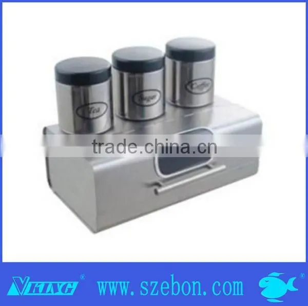High quality color painting stainless steel bread bin