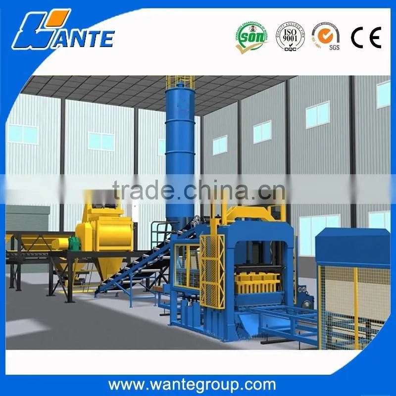 QT10-15 automatic block making machine/ paving blocks machine