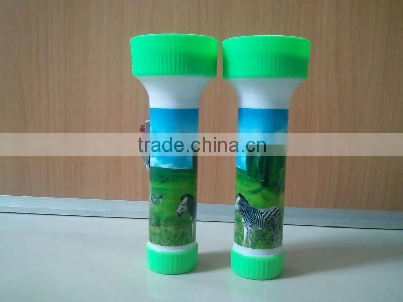 Hot sale in 2012 blister packing led plastic torch