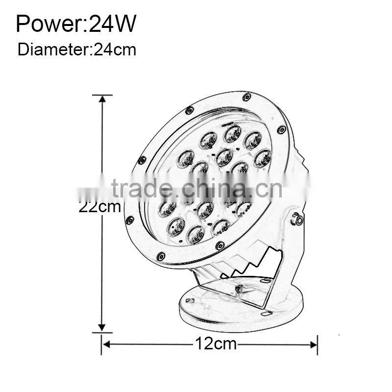 18w outdoor spot light/ waterproof led outdoor spotlights