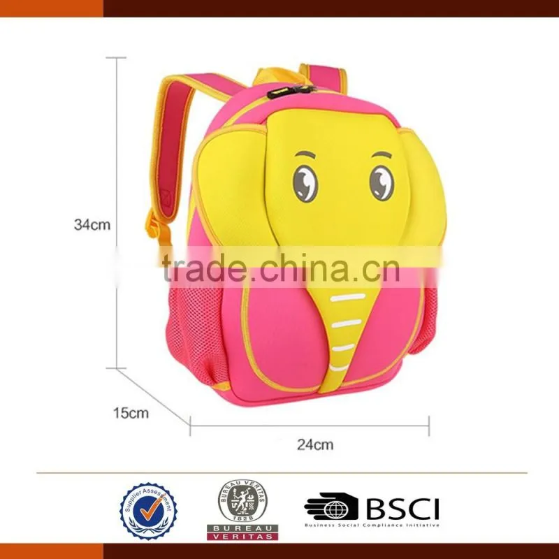 Cartoon Cute Neoprene School Bags for Kids