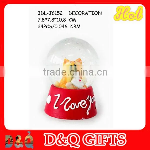 Custom Cat Resin Snow Globes & Water Globe