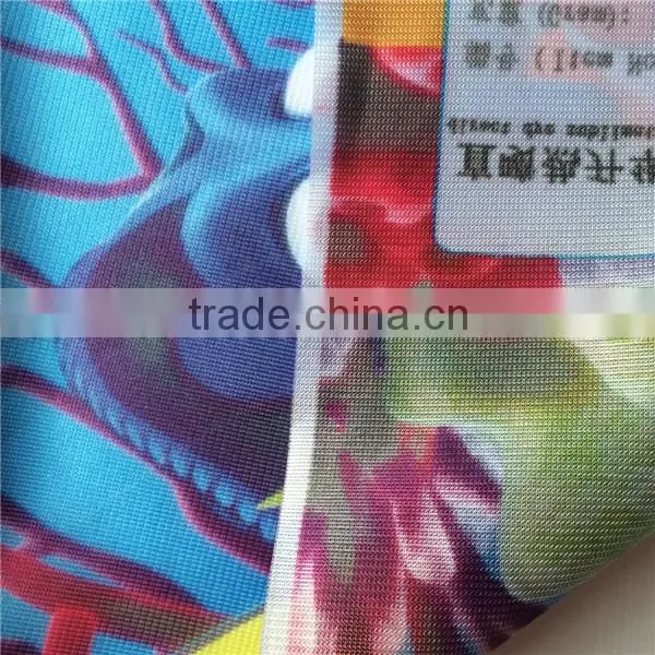 popular light box glossy polyester fabric dye sublimation
