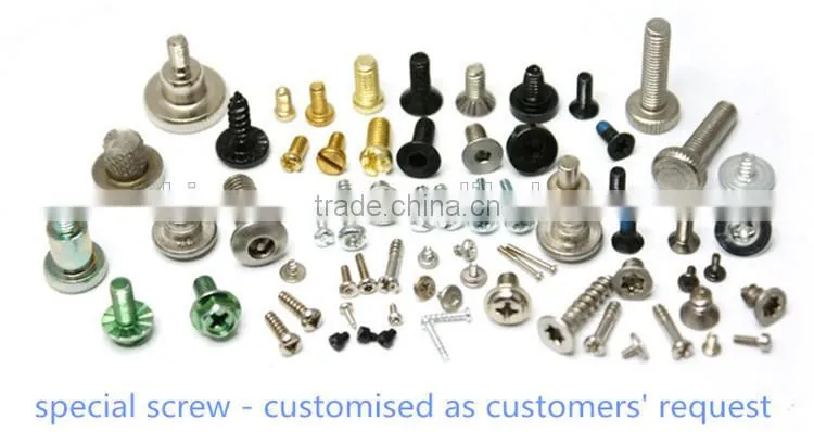 ROHS blue zinc plated carbon steel standard rivet screws