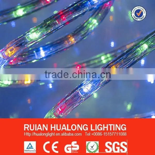 36led /m LED rope light 220V Europe standard LED rope light round 2/3 wires waterproof IP65