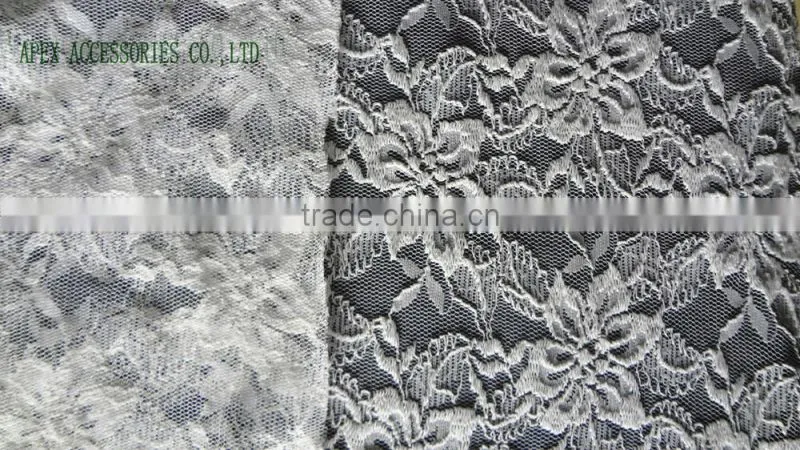 Nylon Cotton Lace Fabric