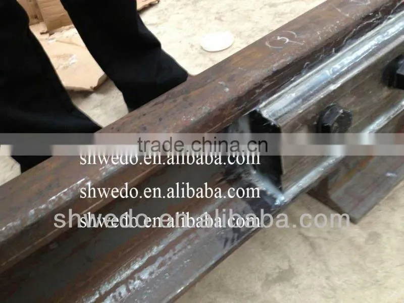 railway frozen joint bar for turnout to replace welding
