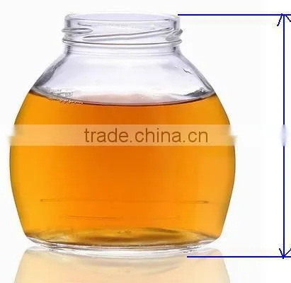 screw lid oblateness style airtight glass jars