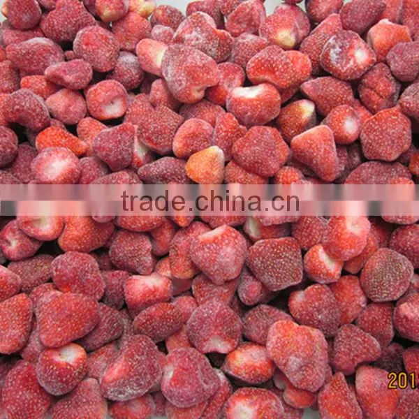 PE bag packing IQF frozen strawberry from Liaoning