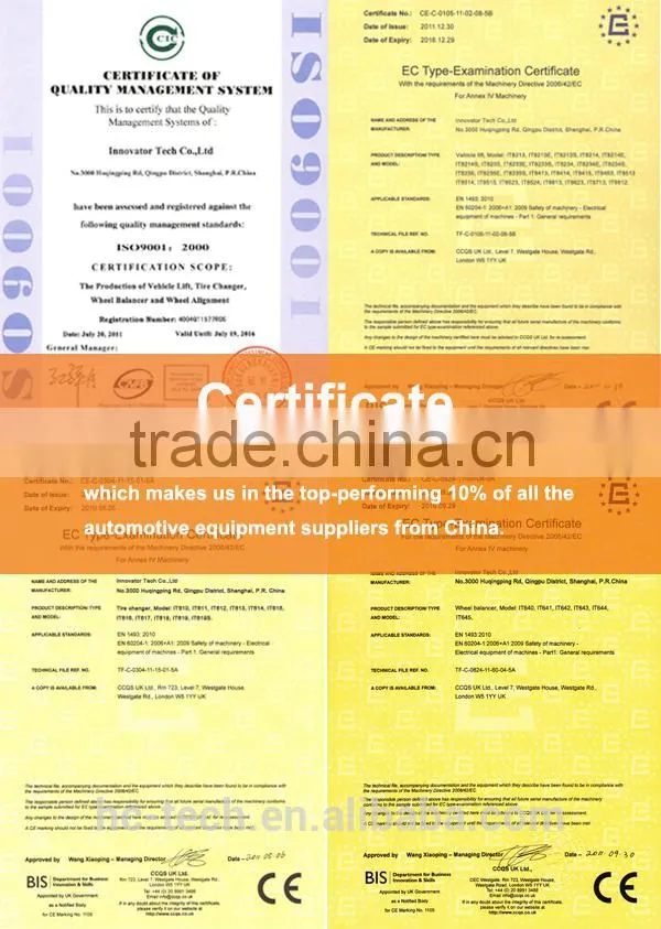 Automatic automotive repair shop for balancing tire CE approve model IT642