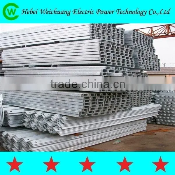 high quality angle steel /angle bar for overhead line fittings
