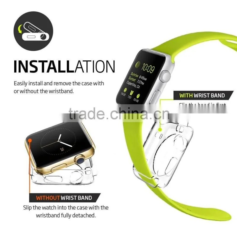 Case for apple watch Scratch-resistant clear case